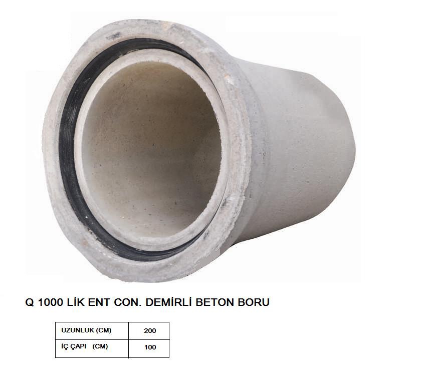 1000 LİK Demir Beton Boru