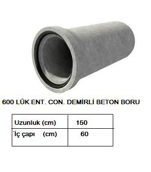 600 lük Beton Boru